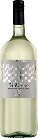 Вино "Серениссима Пино Гриджио Делле Венеция ДОК" белое сухое 1,5 л