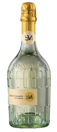 Вино игристое "Санмартино Блан Де Блан Миллезимато Брют" белое брют 0,75 л
