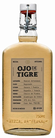Спиртной напиток "Мескаль Артизаналь "Охо де Тигре" Репосадо" 0,7 л