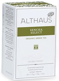 Чай Изысканная Сенча, зеленый байховый листовой Althaus