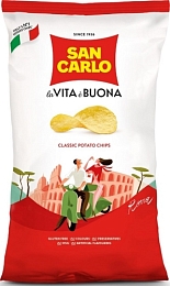 Чипсы картофельные "Сан Карло" "Классика" пакет п/п (0,180 кг) 
