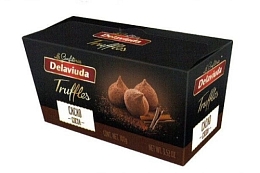Шоколадные конфеты Delaviuda трюфели с какао, 100гр