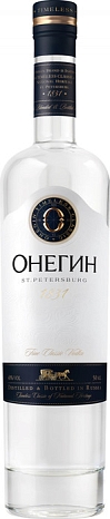 Водка "Онегин" 40%, 0,5 л (ООО "НИВА")