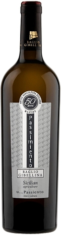 Вино "Бальо Джибеллина Пассимьенто У Пассьенто Сицилия ДОК" белое полусухое 0,75 л
