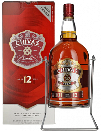 Виски "Чивас Ригал" 12 лет 4,5 л п/у на металлической подставке качели