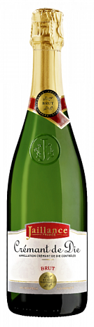 Вино игристое "Жайанс Креман де Ди Брют" белое брют 0,75 л