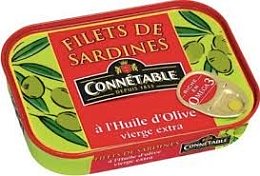 Сардины GENEREUSE в оливковом масле 140 гр.