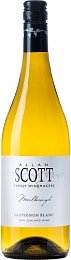 Вино "Мальборо. Аллан Скотт. Совиньон Блан" сухое белое 0,75 л
