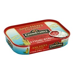 Анчоусы в оливковом масле первого отжима экстра Connetable 100 гр