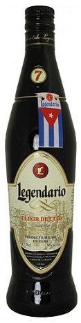 Спиртной напиток на основе рома "Легендарио Эликсир де Куба" 0,7 л 